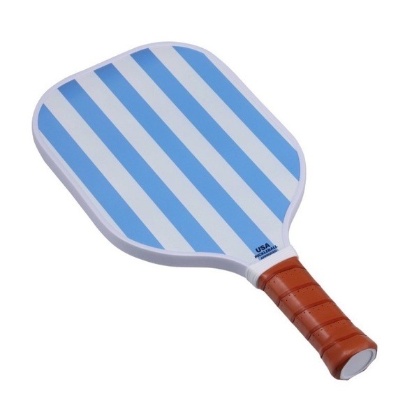 Double Sided Pickleball Paddle - white stripe floral NEW - Picture 3 of 5